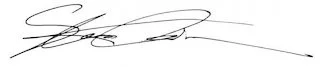 Steve Anderson's signature